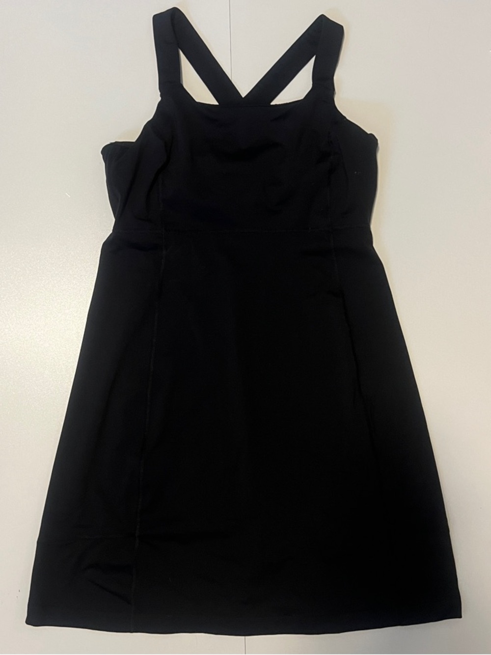 Lands' End Black Crossback Athletic Dress